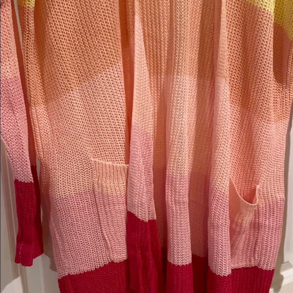 Color block cardigan - Picture 2 of 5